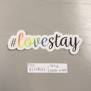 Stray Kids Hwang Hyunjin #LoveStay SKZ-X CLEAR Love Stay Sticker