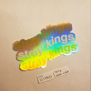 Stray Kids Kingdom Winner Stray Kings Sticker Holographic Kpop Sticker