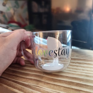 Stray Kids Hwang Hyunjin #LoveStay SKZ-X CLEAR Love Stay Sticker Mug Cup PVC