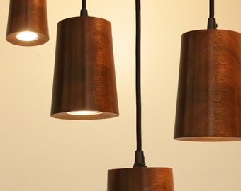 Fez Wood Pendant LED Light | Modern Minimalist Fixture