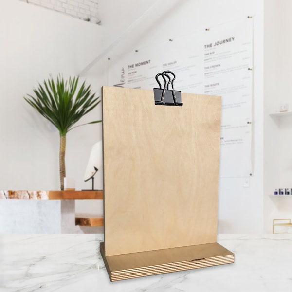 Wood Sign Holder Etsy