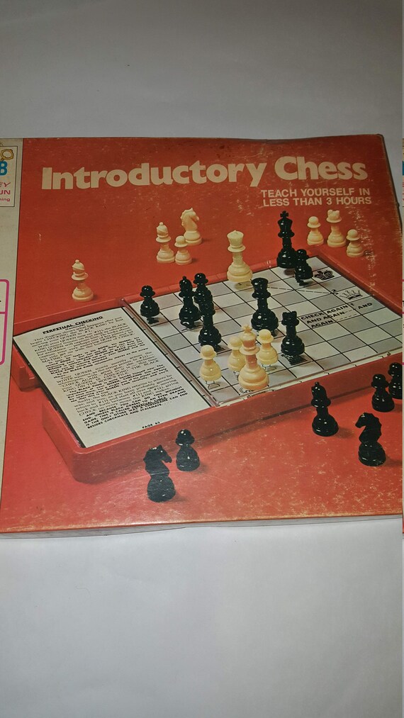 Introductory Learn Chess In 3 Hours 4309 1973 Milton Bradley - 