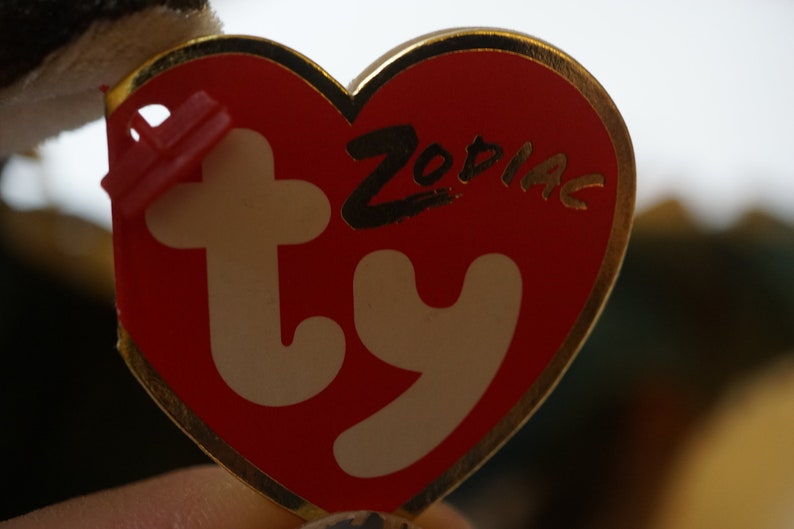 Ty Beanie Baby Zodiac dragon Colorful Beanie - Etsy