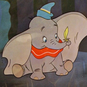Vintage Walt Disney Dumbo &quot;Classics&quot; Print, 8 x 10,*READ DESCRIPTION BELOW