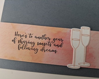 Here's to another year, champagne