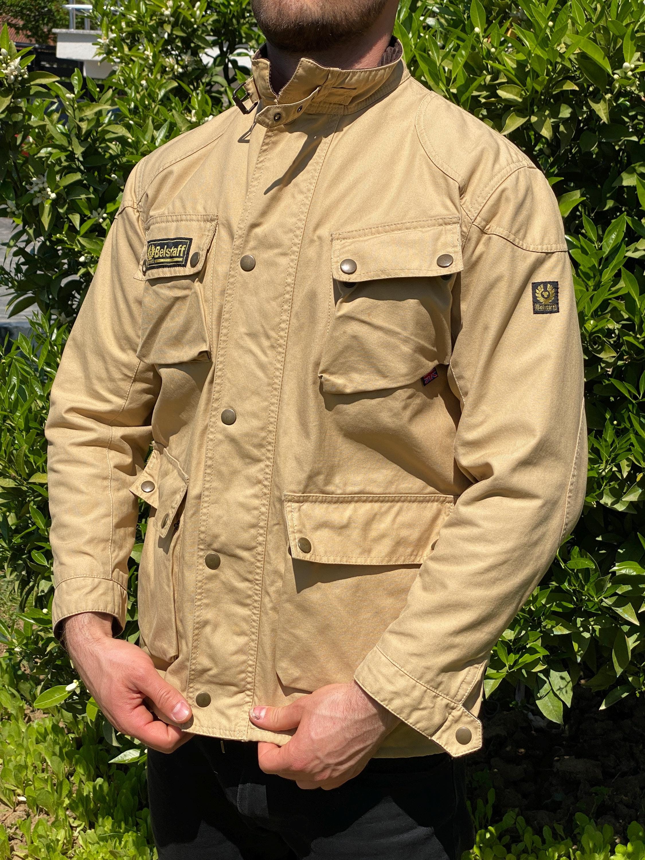 Belstaff waxed cotton motorcycle jacket hotsell