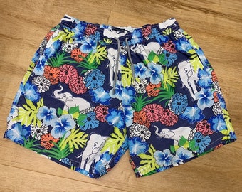 Vilebrequin Elephant Moorea Beach Board Shorts Swim Trunks Size 2XL