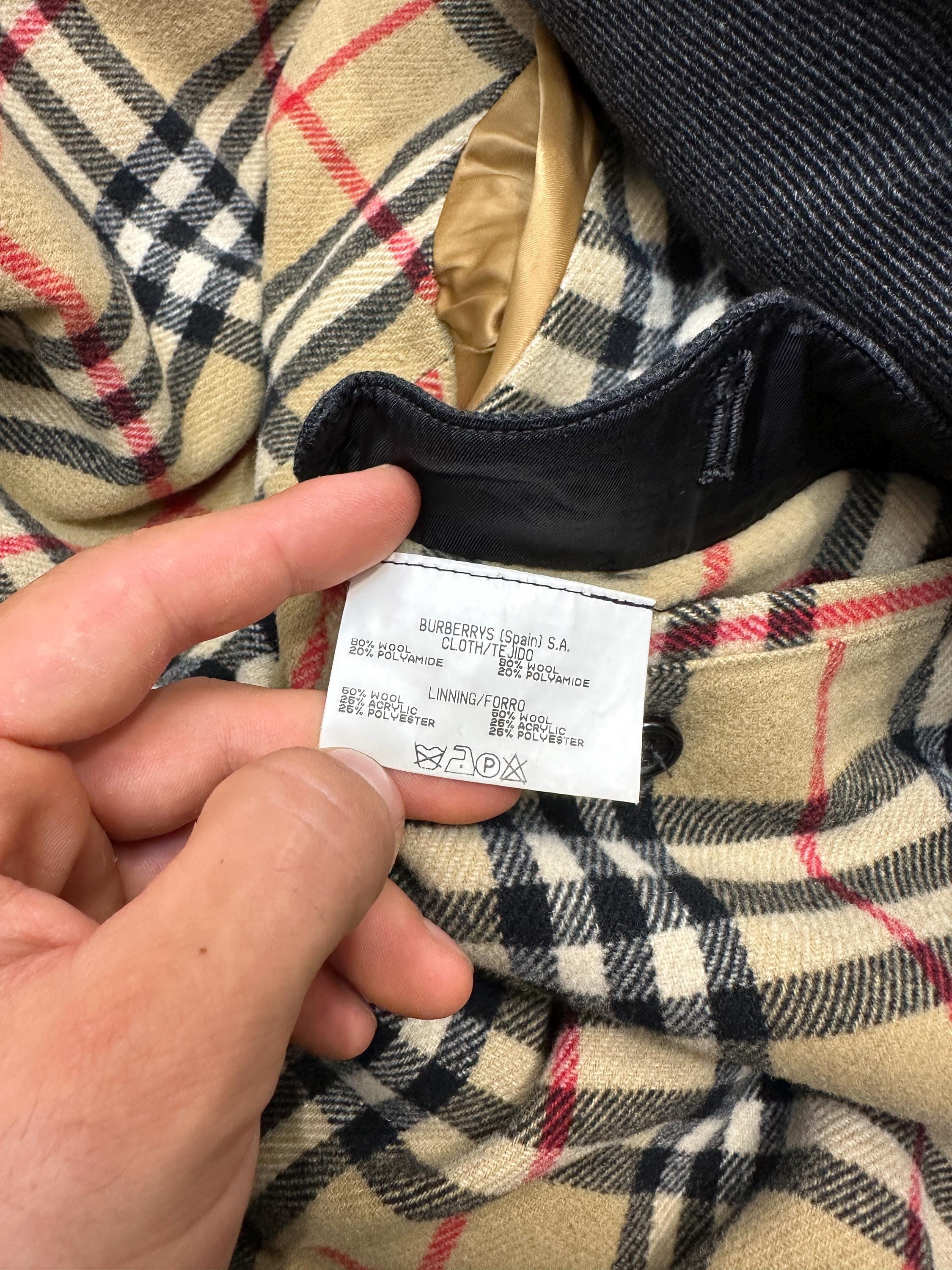 ジャケット・アウター BURBERRY PATERSON Burberry Check-Pattern Hooded Zip-Up Polyamide Jacket, Size