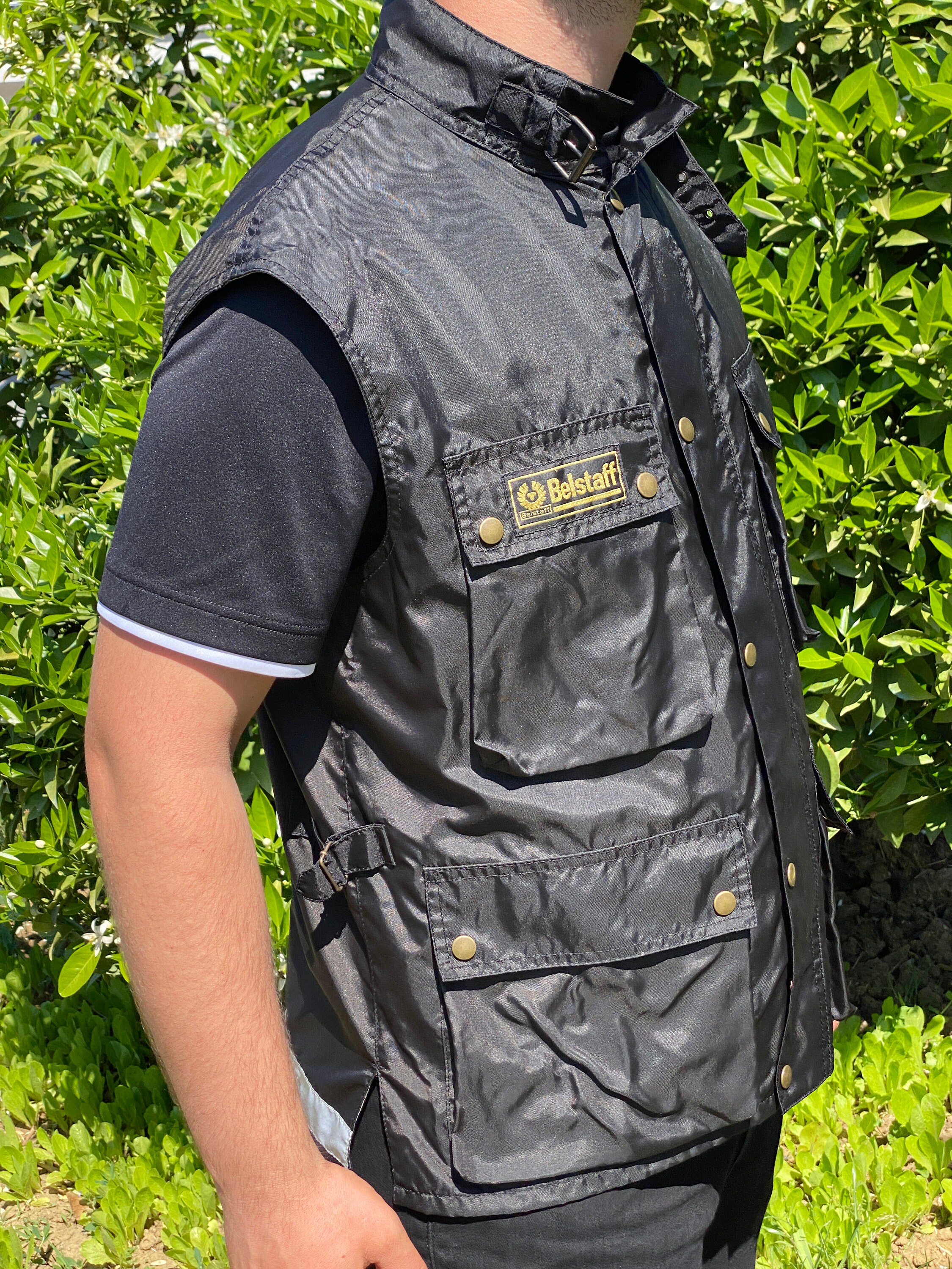 BELSTAFFベルスタッフLegacy Edition Gilet Vest Jacketベスト Belstaff Vest Waistcoat Sleeveles Motorcycle Light Jacket