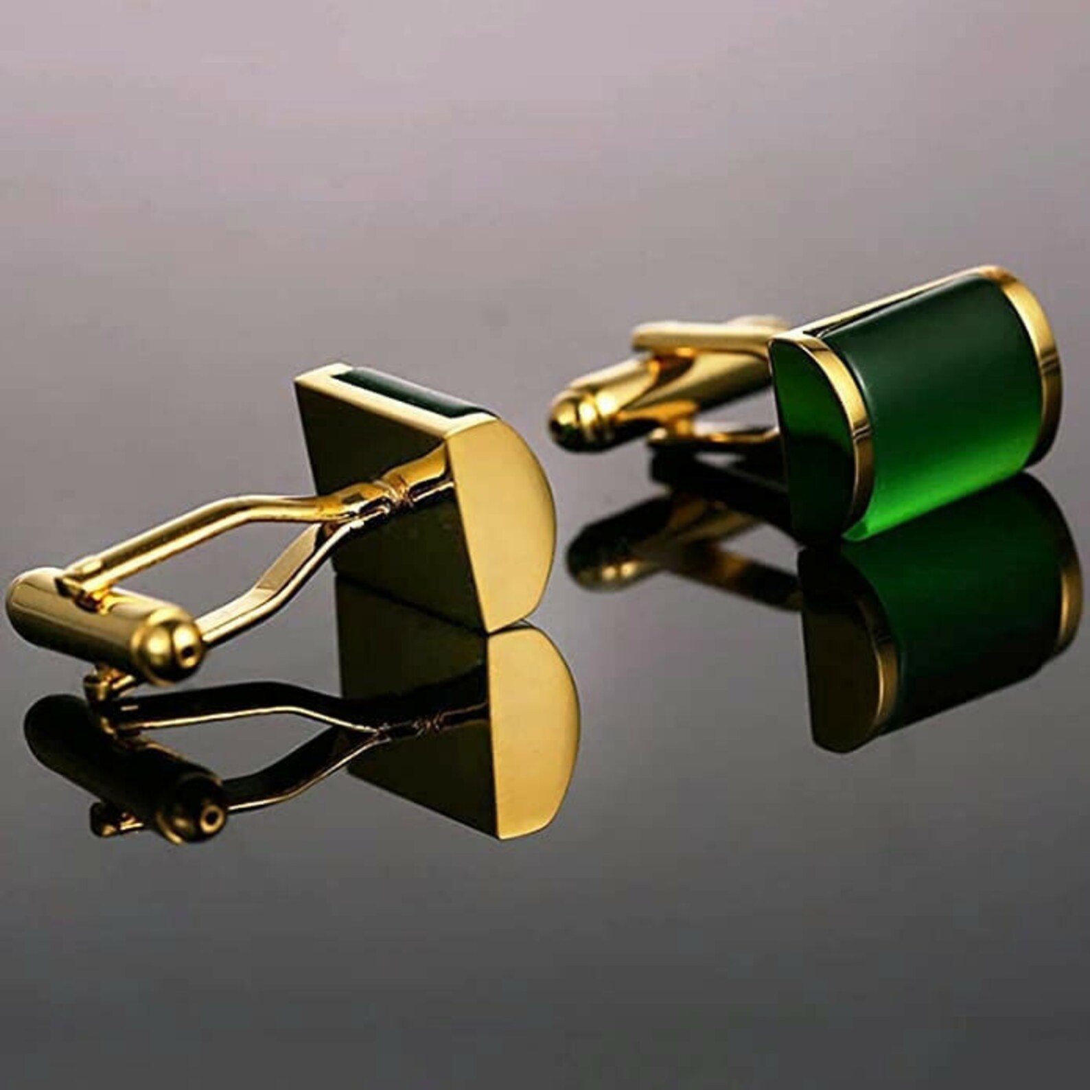 KING CUFFLINKS Jade Cuff Links Etsy