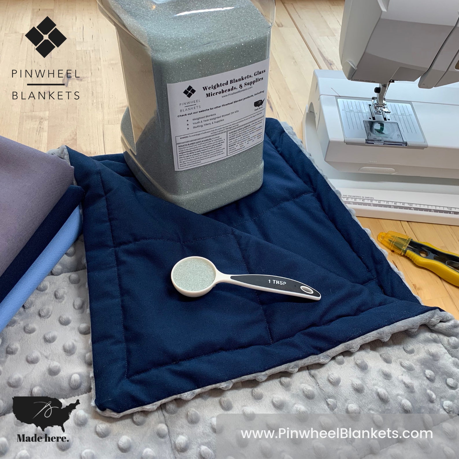 Extra Large Queen Size Weighted Blanket Sewing Pattern Etsy