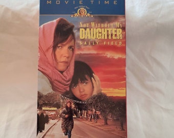 Not Without My Daughter (VHS, 1991, Movie Time) Sally Field
