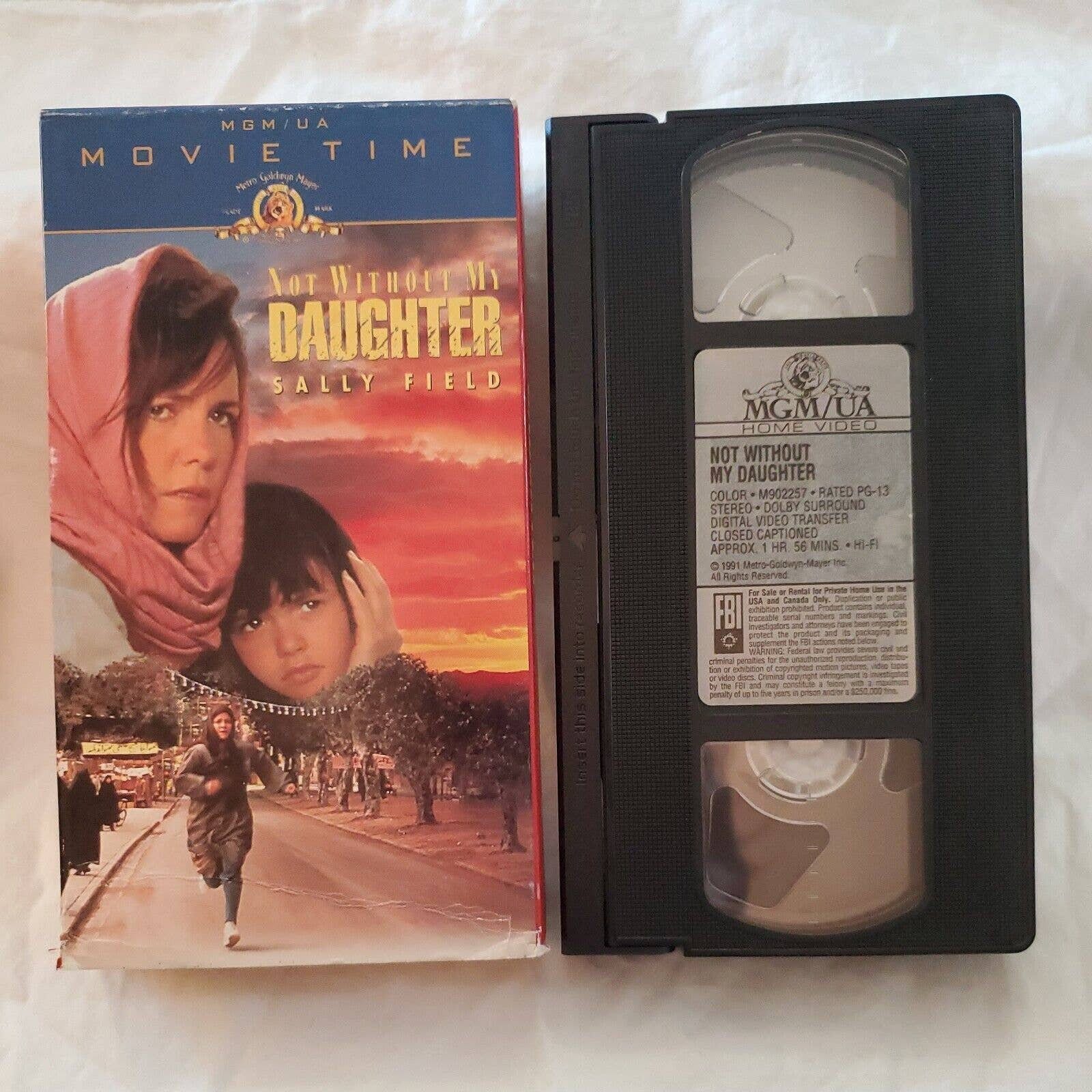 Not Without My Daughter (VHS, 1991, Movie Time) Sally Field - Etsy