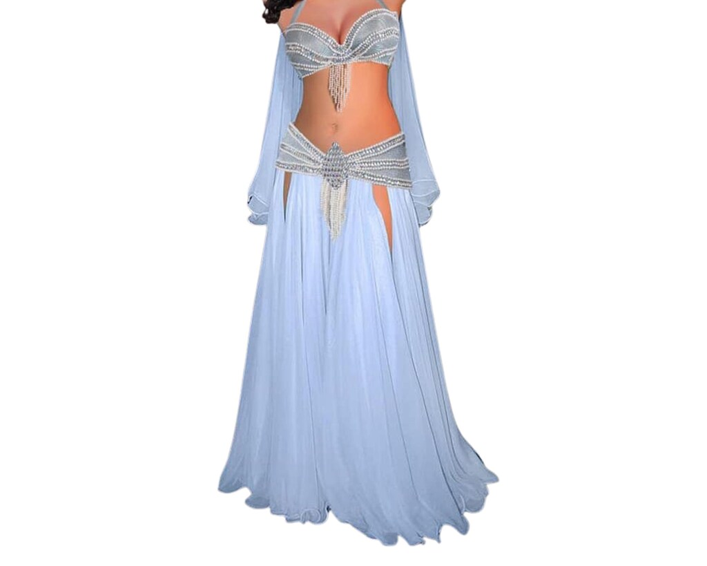 Costume Principessa Jasmine Per Bambina - Vestito Con Fascia Per Capelli, Elegante E Morbido, Regalo Compleanno O Carnevale