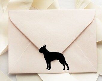 Boston Terrier Hunde Sticker - Party Sticker - Hochzeit Sticker - Vinyl - Party Einladungen - Umschlag Robben - Theme Party Sticker