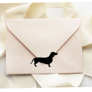 Teckel Stickers - Hond Partij Stickers - Bruiloft Stickers - Vinyl - Uitnodigingen voor feest - Envelopafdichtingen - Stickers - Themafeeststicker