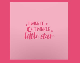 Twinkle Cookie Stencil - DIY Reusable Airbrush Stencil for Decorating and Baking - Perfect for Christmas and Starry Nights!