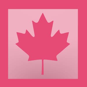 Wiederverwendbare Ahornblatt Schablone für Kulinarische und Bastel Projekte - Canadiana inspiriertes Design für Kekse, Kuchen und mehr