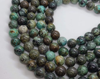 African Turquoise Ocean Jade and Fire Agate Earrings
