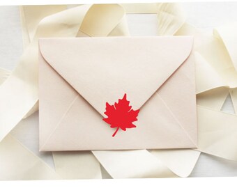 leaf envelope seals etsy