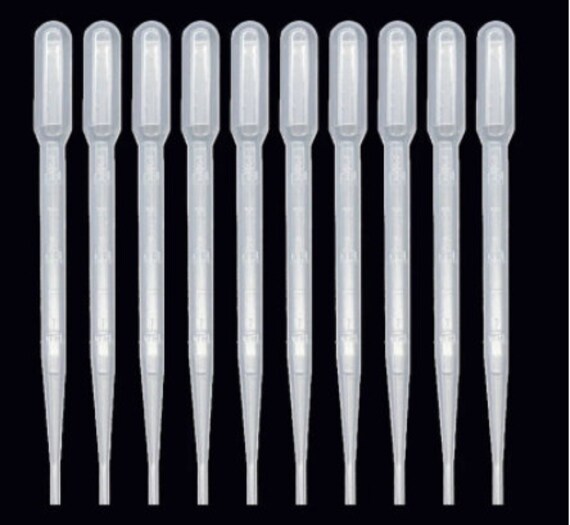 Lot de 10 mini pipettes de 3 ml Parfaites pour les liqueurs et