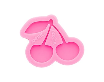 Cherry Phone Grip Silicone Mold for Resin Crafting, Cherry Phone Grip Mold, Flexible Silicone for Resin Crafting, Craft Supplies