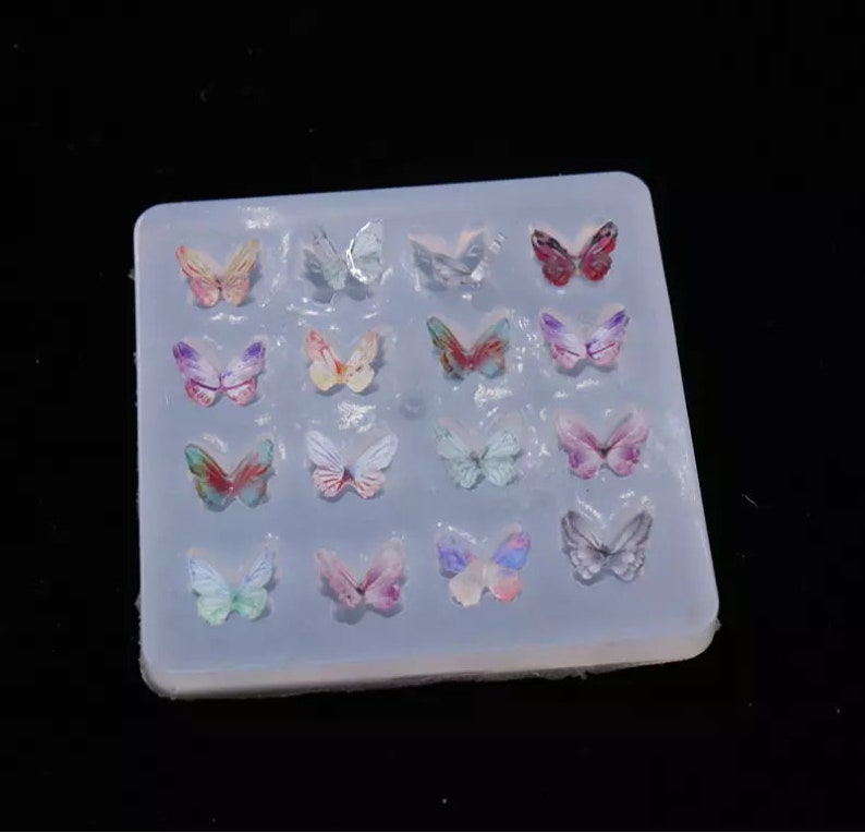 Schmetterling Silikonform: 16-fach Resin Schmuckherstellung - Etsy.de