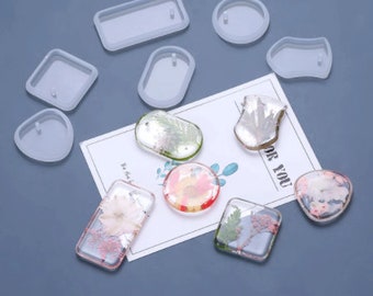 Pendant, Jewelry Mold Resin Mold, UV Resin, Tag Resin Molds, Silicone Mold, Silicone Mold for Resin