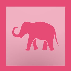 Elephant Stencil - DIY Stencil  - Cookie Stencil - Decorative stencils -Stencils for Sale - Craft Stencils- Reusable