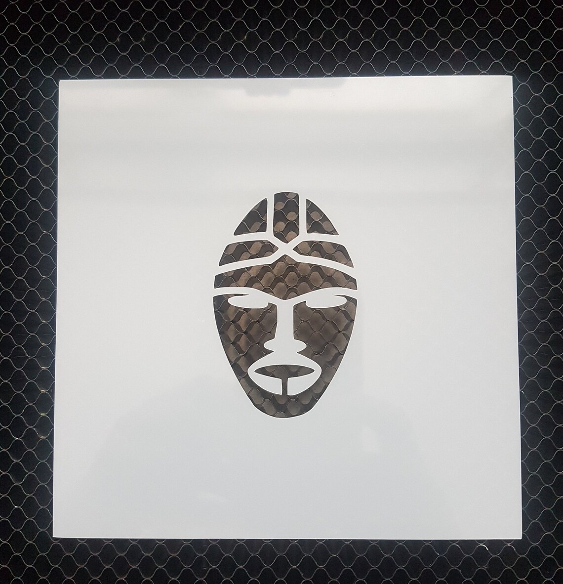 African Mask Stencil Cookie Stencil African Mask DIY Etsy