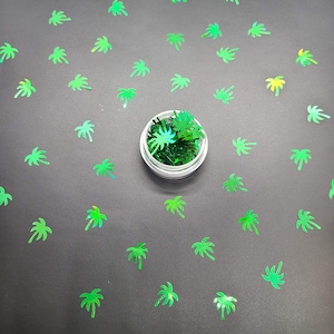 Tropical Bliss Palm Tree Shape Glitter, Palm Tree Glitter, Resin glitter, Craft Glitter, Palm Tree Confetti S33, Craft Supplies