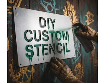 Custom Large DIY Stencil |Wall Stencils | Diy Project  | Laser Cut Stencils