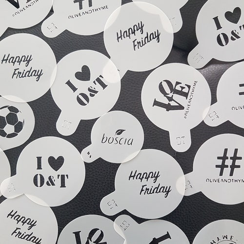 Custom Coffee Stencil for Business Coffee Shop Stencil Etsy UK