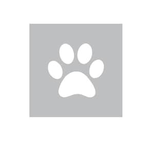 Reusable Paw Print Stencil for Dogs, Cats & Pets - Create Adorable Animal Artwork with this Animal Paw Stencil - Perfect for DIY Projects
