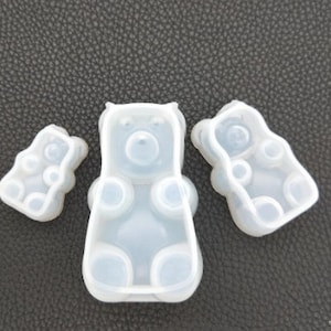 Shiny Gummy Bear Resin mold (3 Sizes Available) - Resin, UV Resin, Resin Molds, Silicone Mold, Silicone Mold for Resin, Craft Supplies