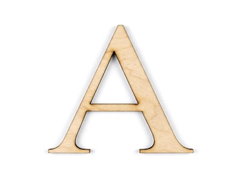 Laser Cut Wooden Alpha Letter | Greek Life Decor | Sorority & Fraternity | College Wall Art