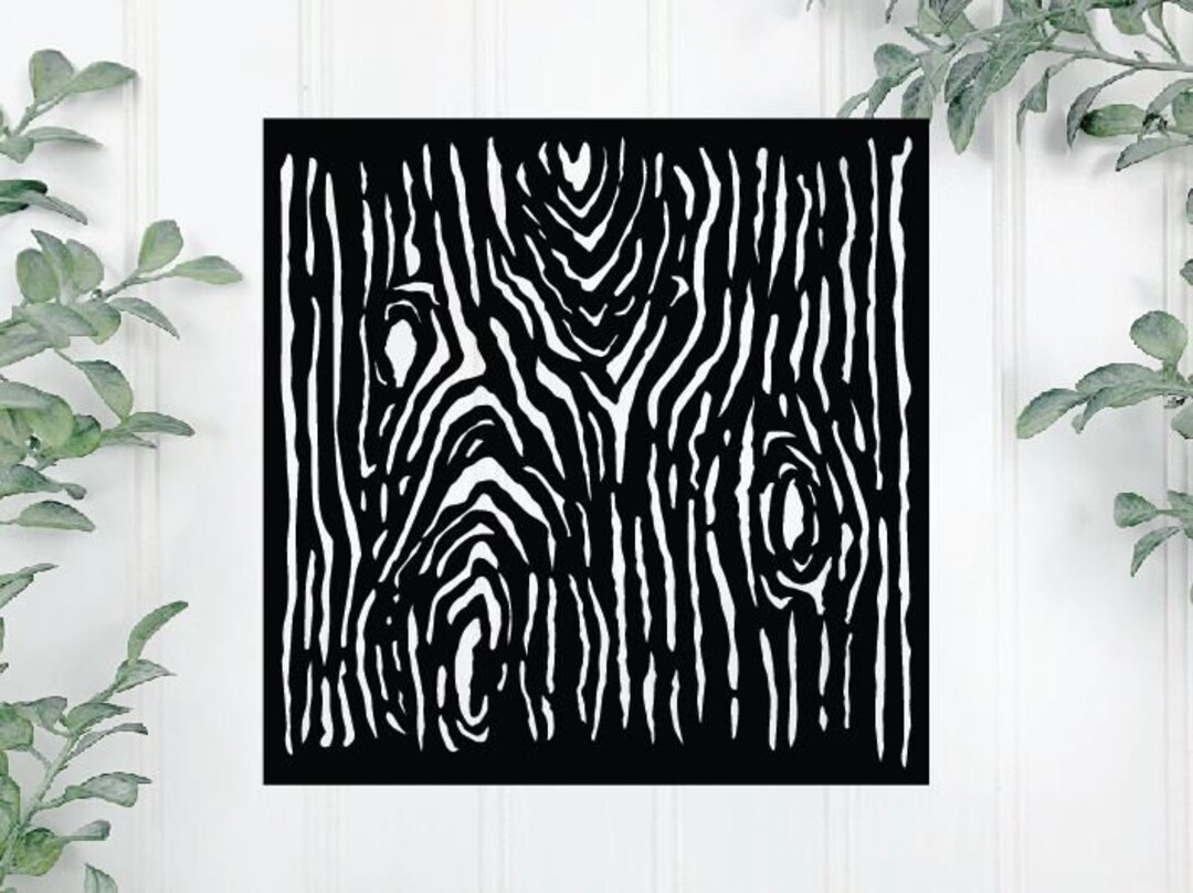 Woodgrain Pattern Stencil, Wood Grain Print Stencil, Cookie Stencils