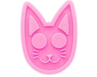 Cat Defense Knuckle Resin Mold, Shiny Cat Silicone Mold -  Resin Mold, Resin Craft Molds, Epoxy Resin Jewelry Making Supplies