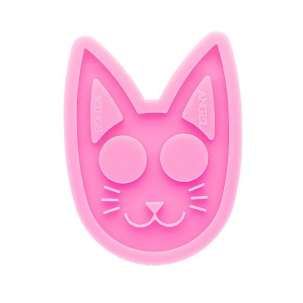 Cat Defense Knuckle Resin Mold, Shiny Cat Silicone Mold -  Resin Mold, Resin Craft Molds, Epoxy Resin Jewelry Making Supplies