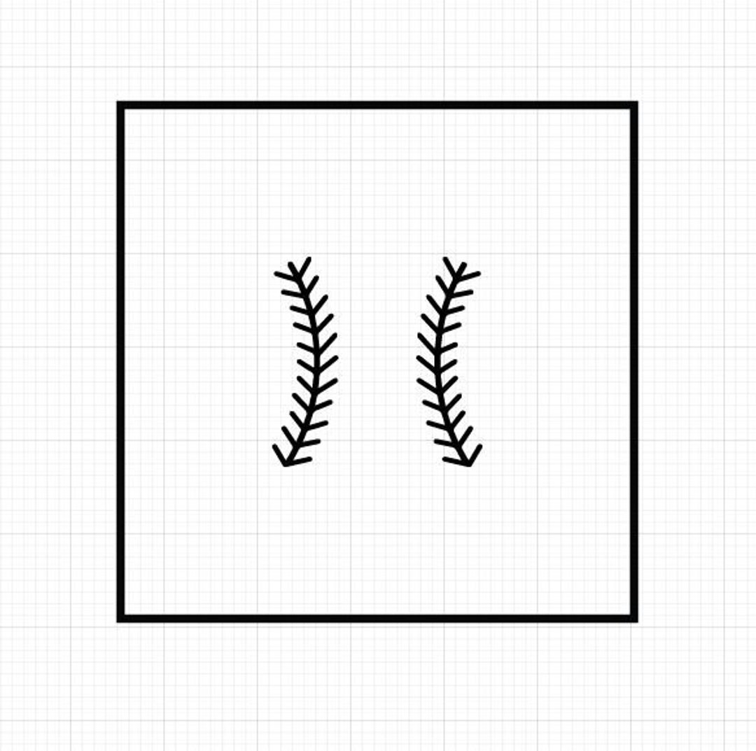 Reusable Baseball Stencil for DIY Projects and Cookies - Perfect for ...