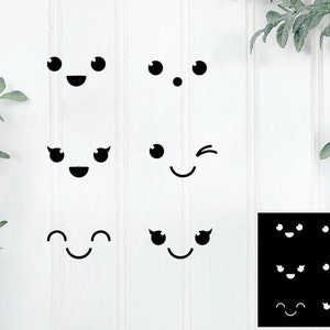 Riutilizzabile Kawaii Character Cookie Stencil - Stencil multiuso fai da te