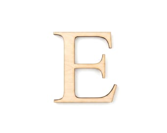 Laser Cut Wooden Eplison Letter | Greek Life Decor | Sorority & Fraternity | College Wall Art