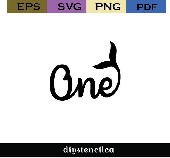 Download One Svg Mermaid Style Svg First Birthday Svg Cutting Etsy