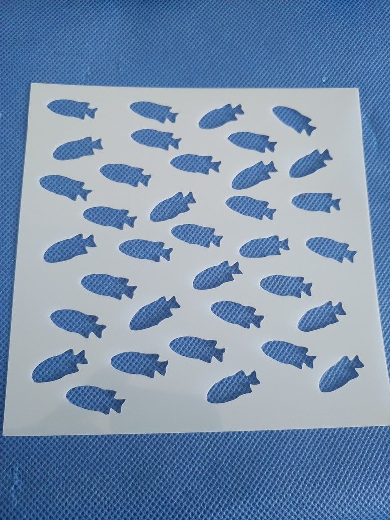 Fish Cookie Stencil Fish Pattern Stencil Cookie Stencils - Etsy