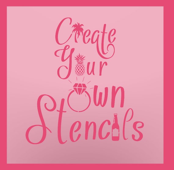 Como hacer tus propios stencils o Plantillas / Make your own stencils 