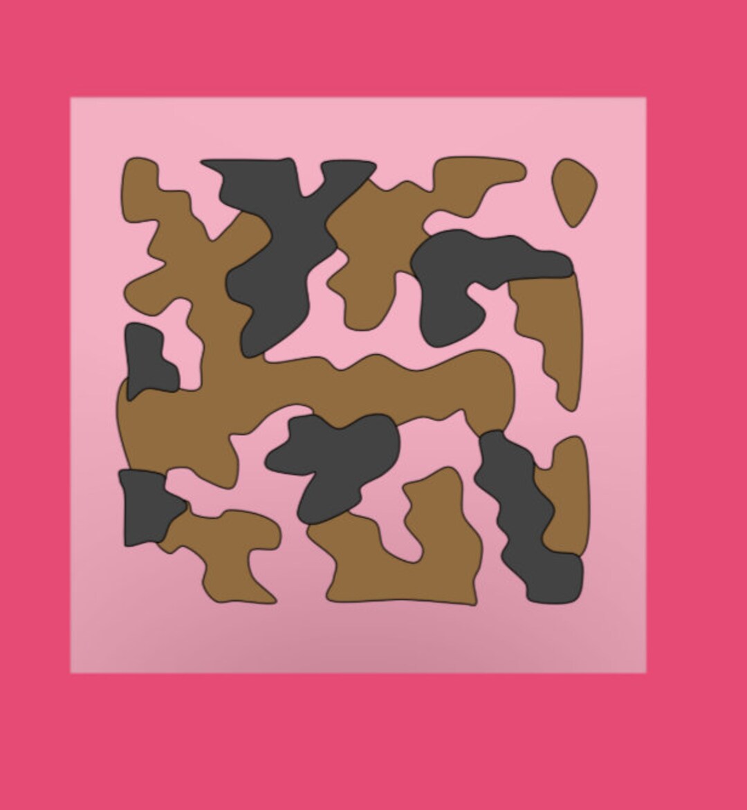 Camouflage Cookie Stencils Reusable DIY Airbrush Stencils Set of 2 Camo Stencils Etsy