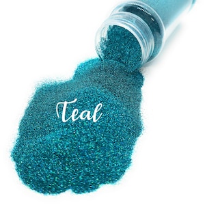 Teal Holographic Fine Glitter GL19, Craft Supplies