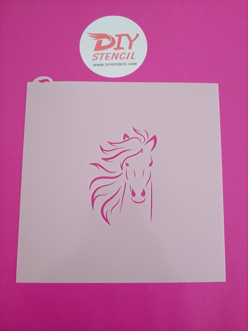 Horse Head Stencil DIY Stencil Cookie Stencil Decorative Etsy Canada