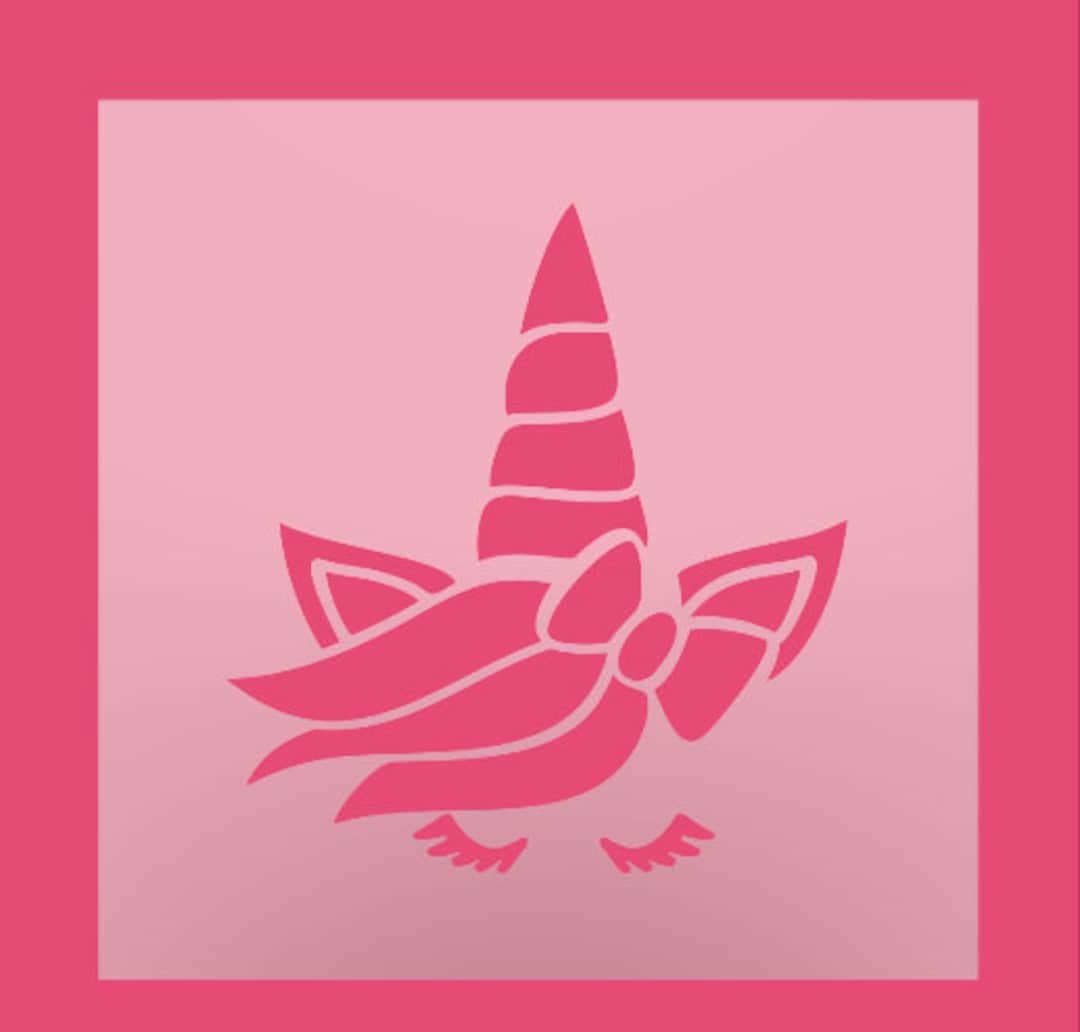 Unicorn Face Stencil Unicorn Theme Stencil Unicorn Face DIY unicorn-face-stencil-unicorn-theme-stencil-unicorn-face-diy