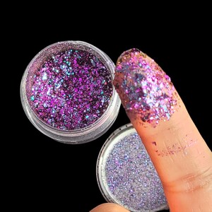 Blue Thunder Chameleon Flakes Intense Color Shifting Pigment, Purple Blue, Craft Supplies
